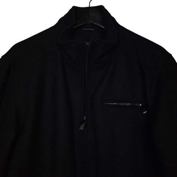 Calvin Klein Men's Wool Blend Full Zip Quilt Lined Jacket Sz Medium Mock Neck - Picture 9 of 12